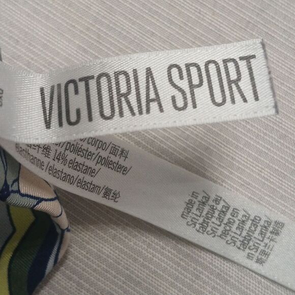 Victoria's  Secret Victoria Sport floral print sports bra Sz L EUC - Picture 5 of 6